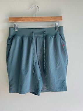 Lululemon Zeroed In 7" Linerless Shorts Mens Medium Green